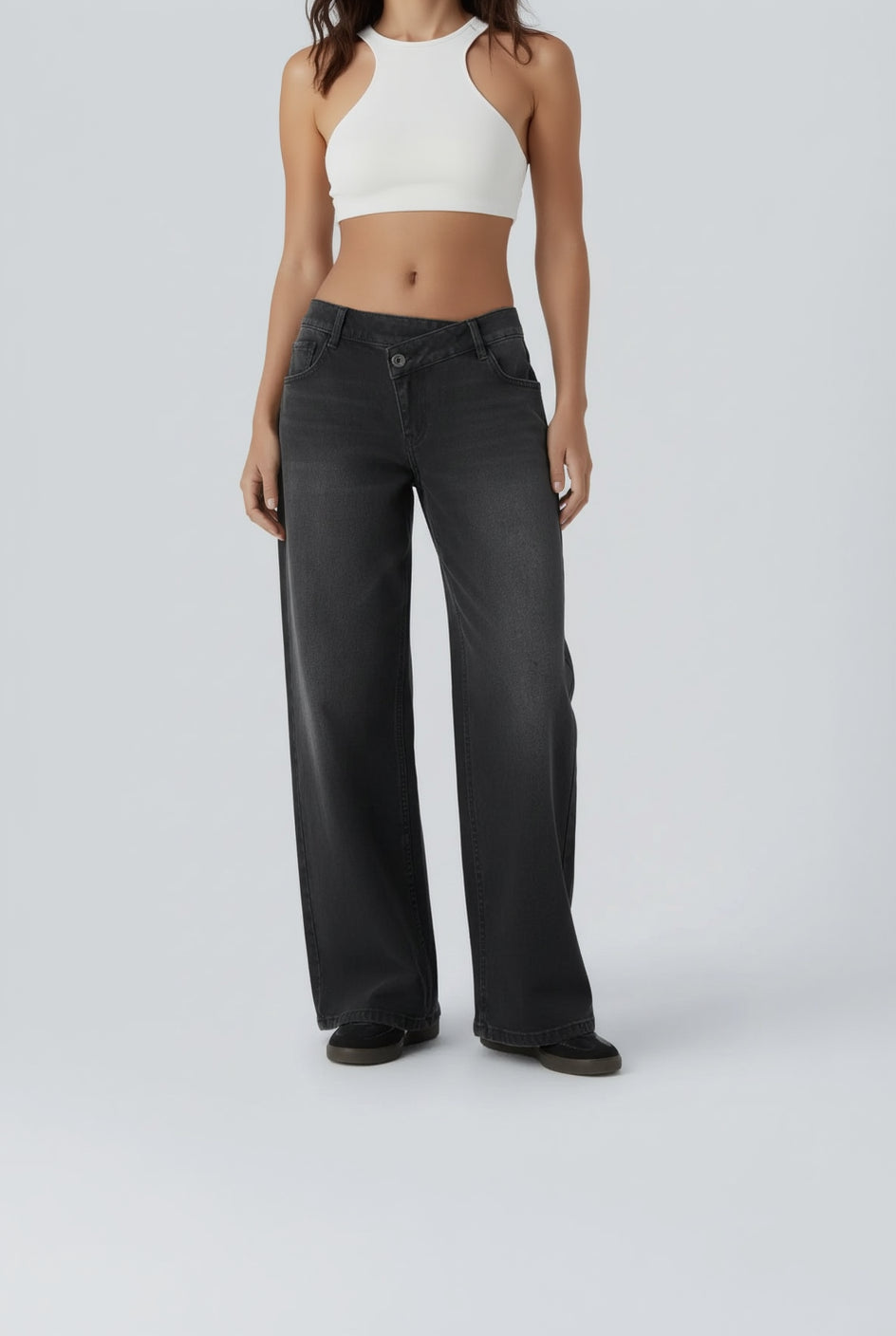 Halara Women Jeans Solid Straight Pants