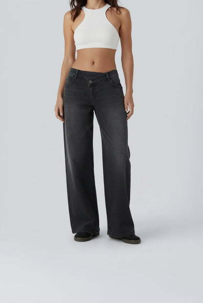 Halara Women Jeans Solid Straight Pants