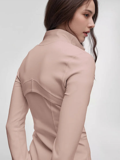 Women's Stand Collar Yoga Jacket