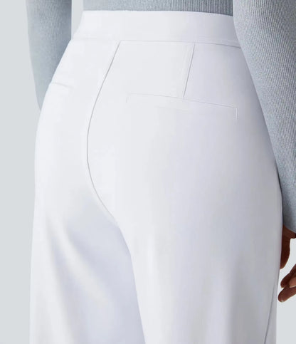 Plus Size Casual Trousers with Pockets