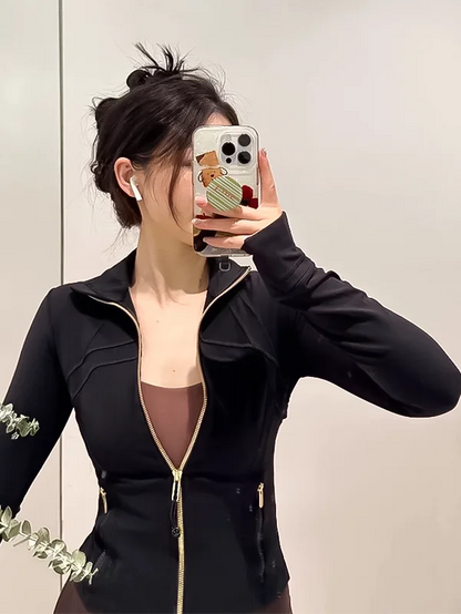 Women's Stand Collar Yoga Jacket